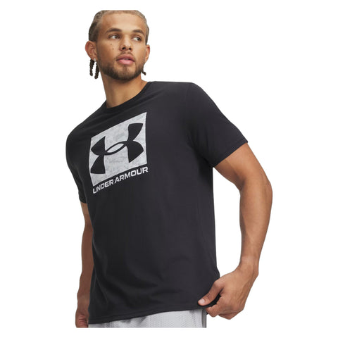 UA ABC Camo Boxed Logo SS Black