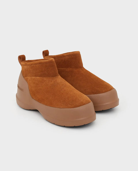Luna Low Boot Wildleder Cognac