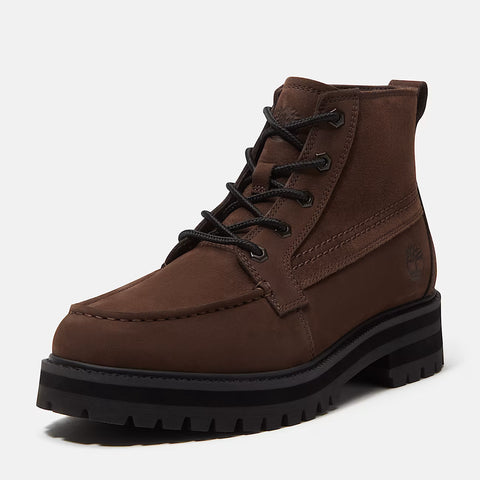 Hayd Mid Lace Boot Dunkelbraun