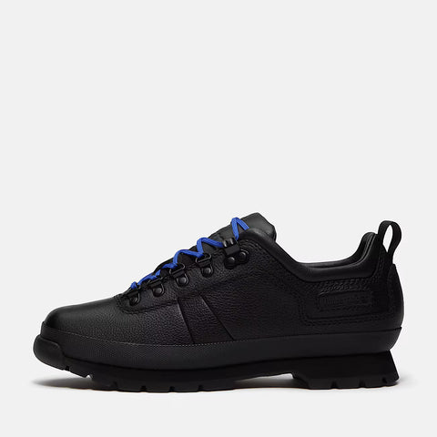 Euro Hiker Low Schwarz | Narbenleder