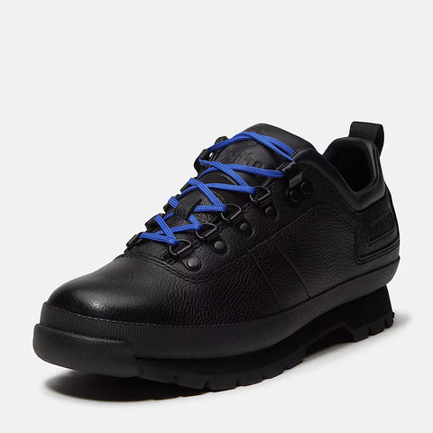 Euro Hiker Low Schwarz | Narbenleder