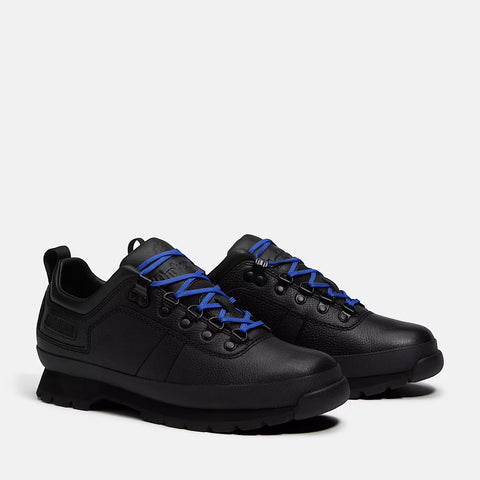 Euro Hiker Low Schwarz | Narbenleder
