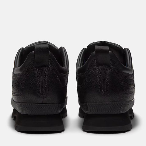 Euro Hiker Low Schwarz | Narbenleder
