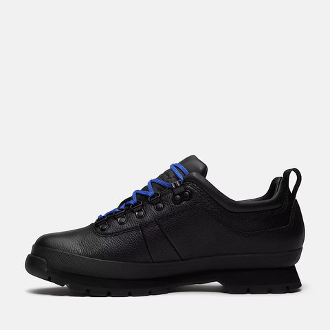 Euro Hiker Low Schwarz | Narbenleder