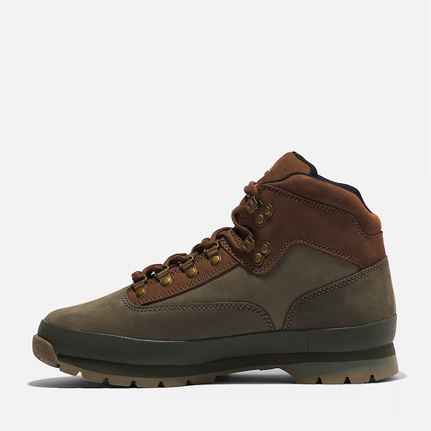 Euro Hiker Mid Dark Green | Nubuk