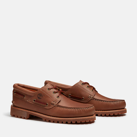 Authentischer Bootsschuh Mittelbraun