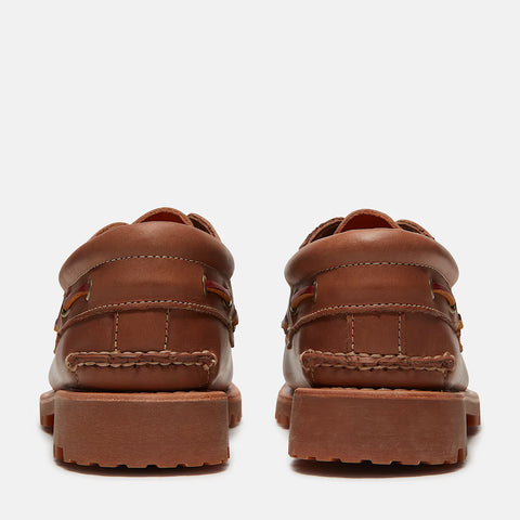 Authentischer Bootsschuh Mittelbraun