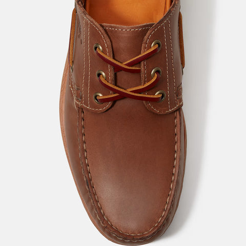 Authentischer Bootsschuh Mittelbraun
