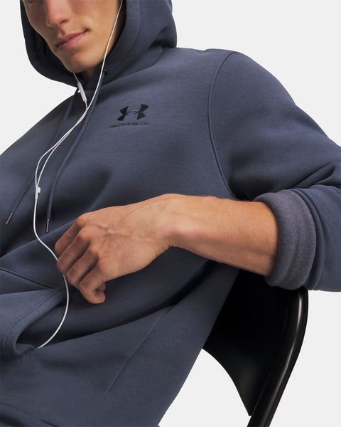 Icon Fleece Kapuzenpullover Downpour Gray