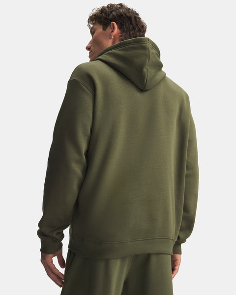 UA Rival Flc Hoodie Grün | Marine OD Grün