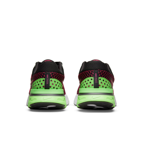 React Infinity Run Flyknit 3 Black | Green Strike