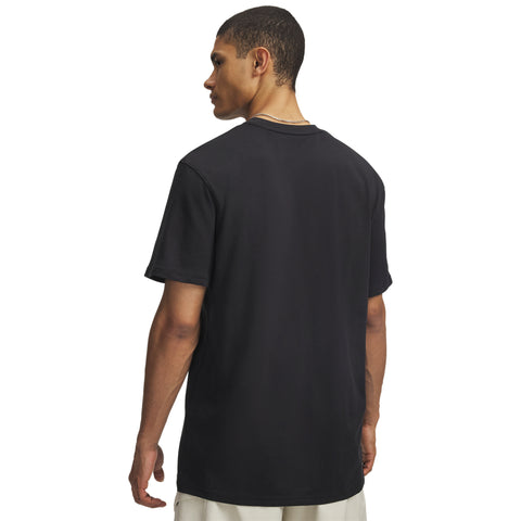 UA M HWT LC PATCH SS Schwarz