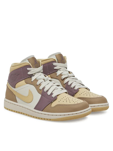 Air Jordan 1 Mid Team Gold Taupe