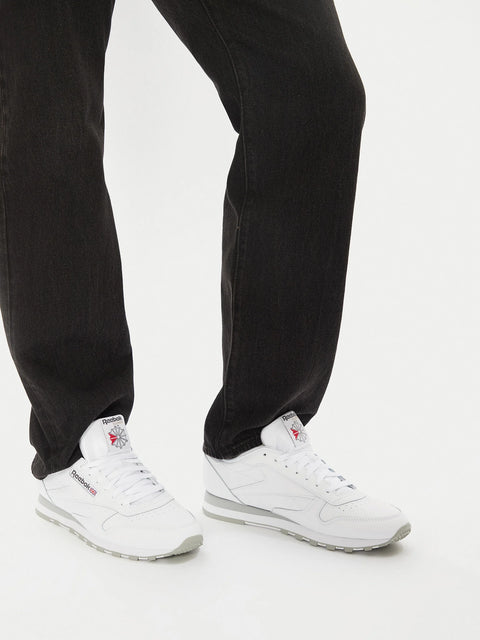 Classic Leather Weiß | Pure Grey
