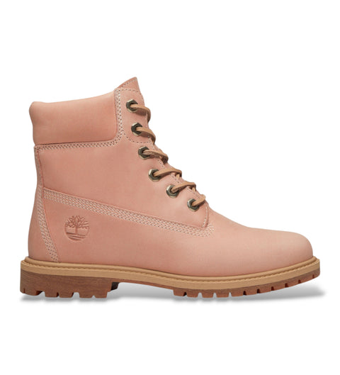 Premium 6-Inch Schnürstiefel Hellrosa