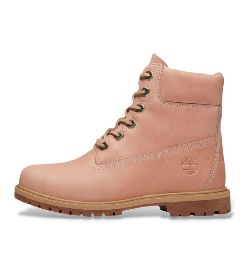 Premium 6-Inch Schnürstiefel Hellrosa