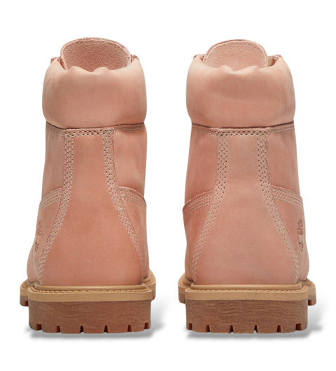 Premium 6-Inch Schnürstiefel Hellrosa