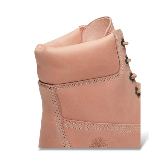Premium 6-Inch Schnürstiefel Hellrosa