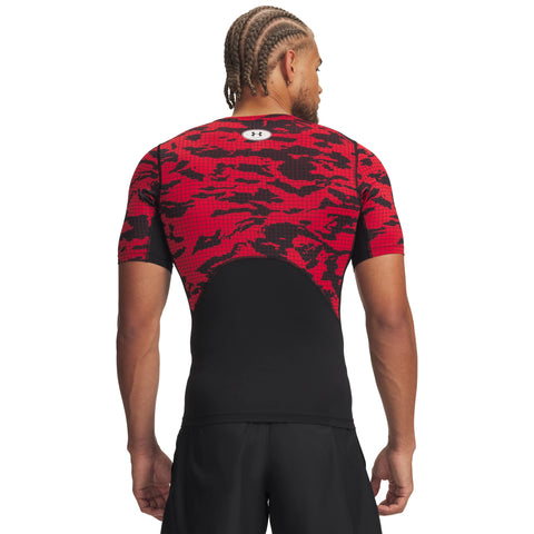 UA HG Printed SS Black | Red